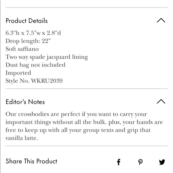 Kate Spade Newbury Lane Cammie Crossbody in black. Gently used - Picture 3 of 7